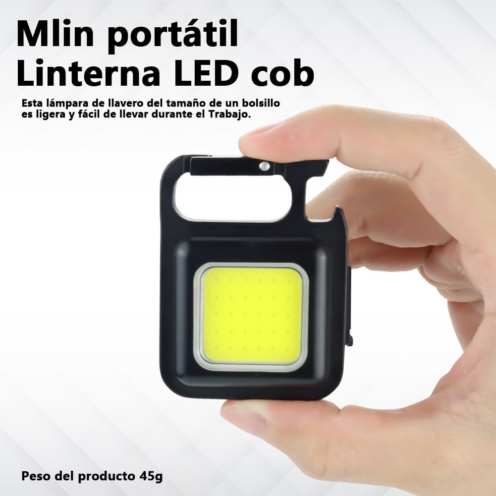 PACK 3 MINI LINTERNA / DESTAPADOR / LLAVERO🔦 4 EN 1