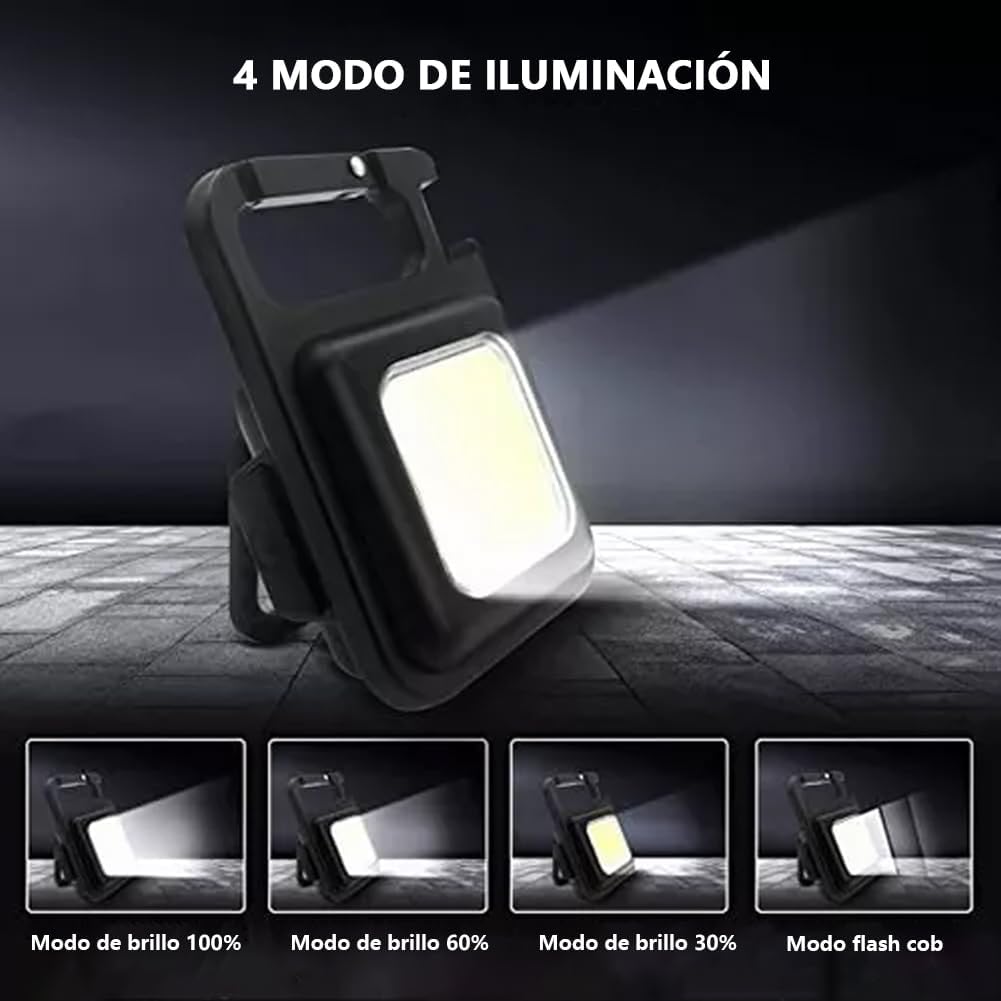 PACK 3 MINI LINTERNA / DESTAPADOR / LLAVERO🔦 4 EN 1